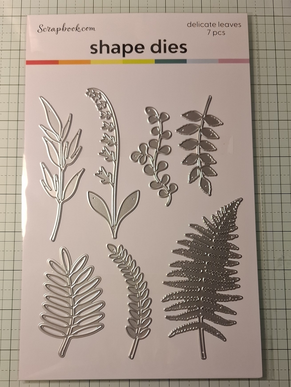 Scrapbook.com Delicate Leaves Shape Dies - 7pcs